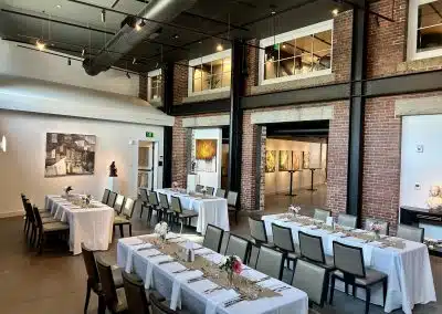 Rehearsal Dinner in Gallery Atrium Rehearsal Dinner in Gallery Atrium
