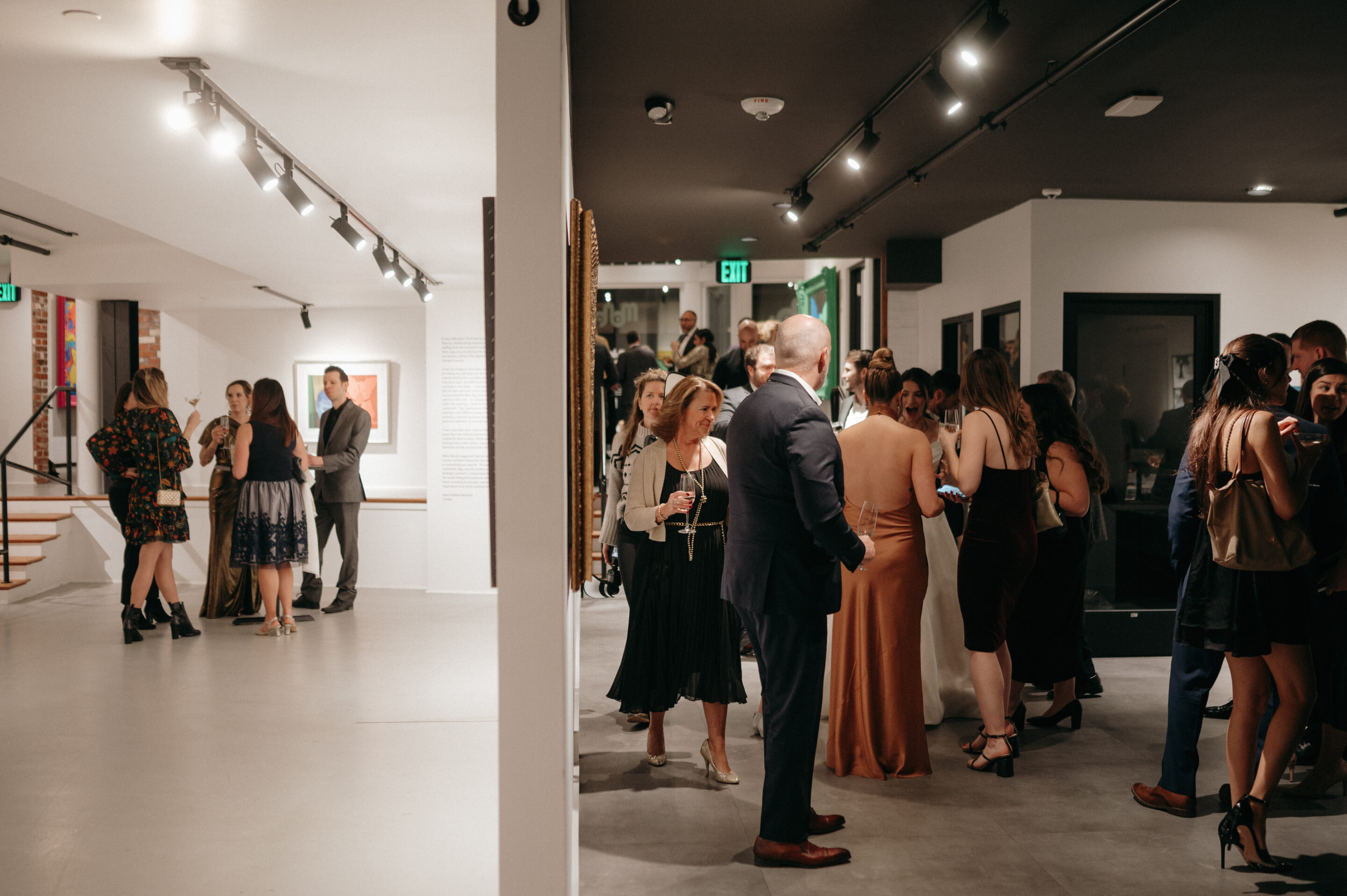 Wedding Cocktail Hour in Gallery