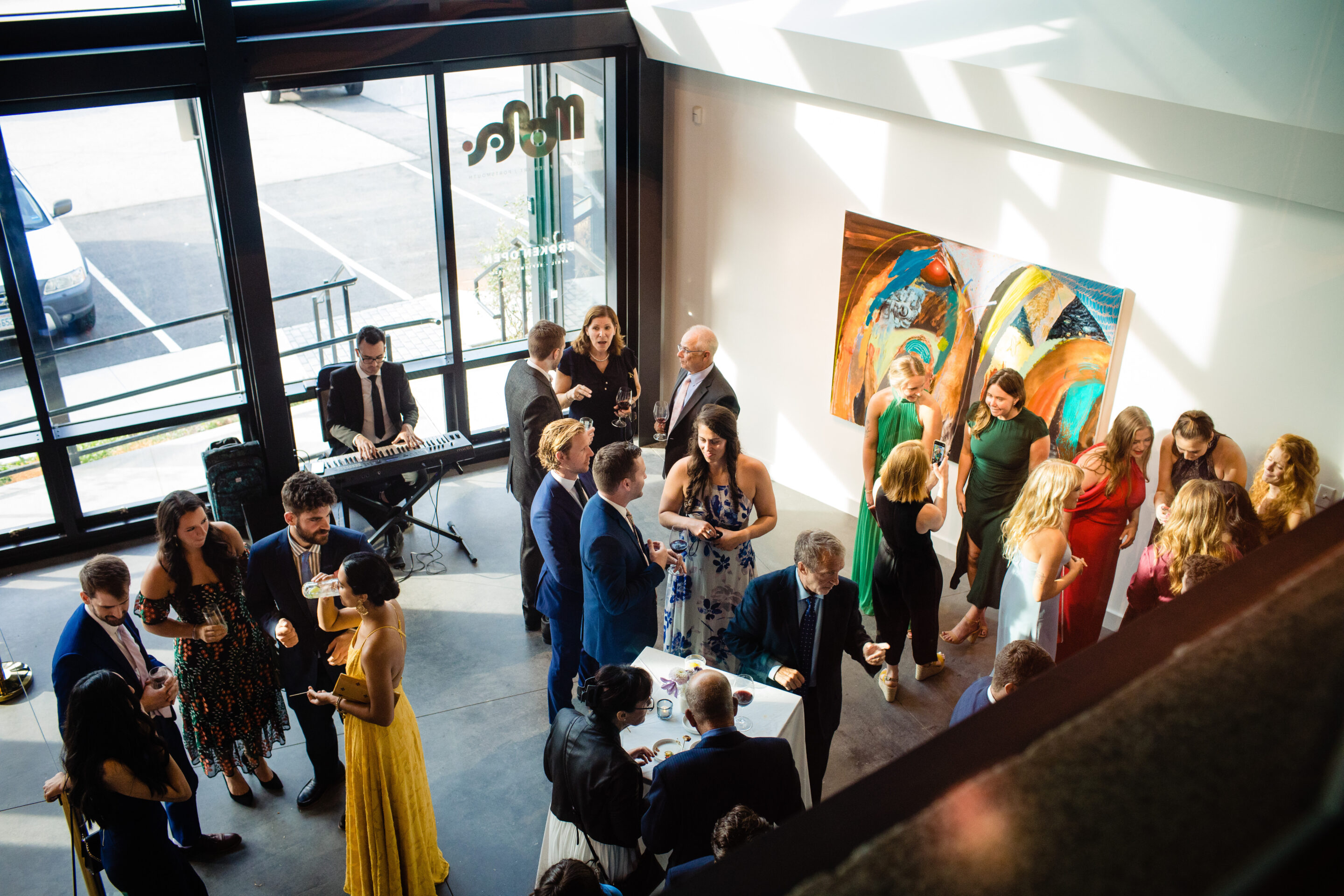 Cocktail Hour in the Gallery
